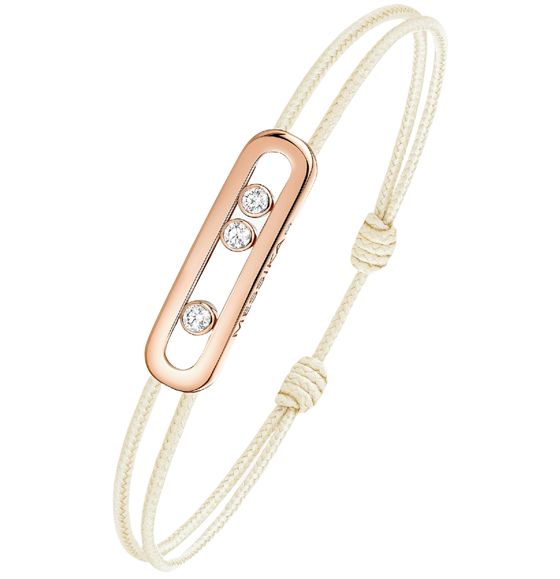 Bracciale Messika CARE(S) Cordino Crema