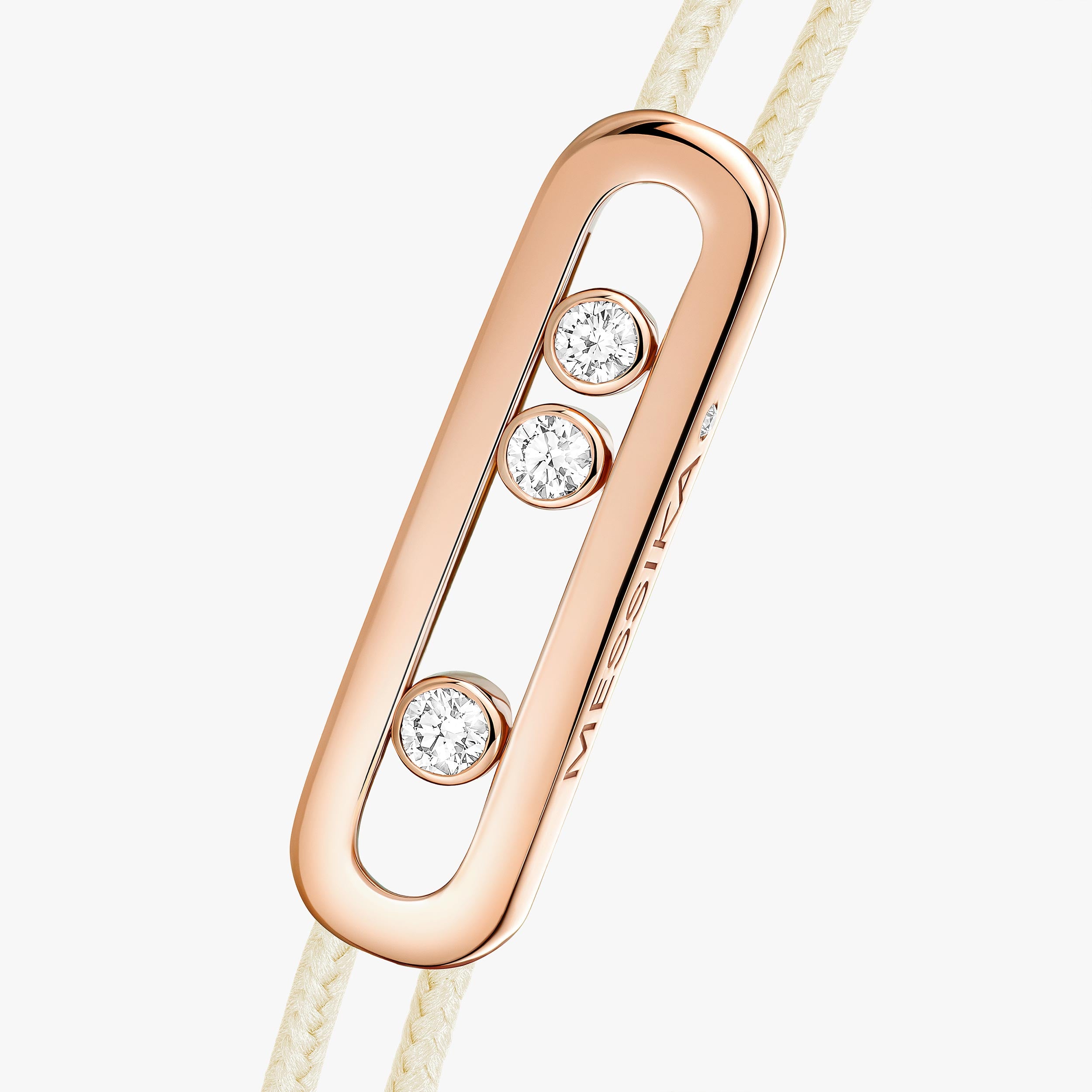 Messika CARE(S) Cream Cord Bracelet3