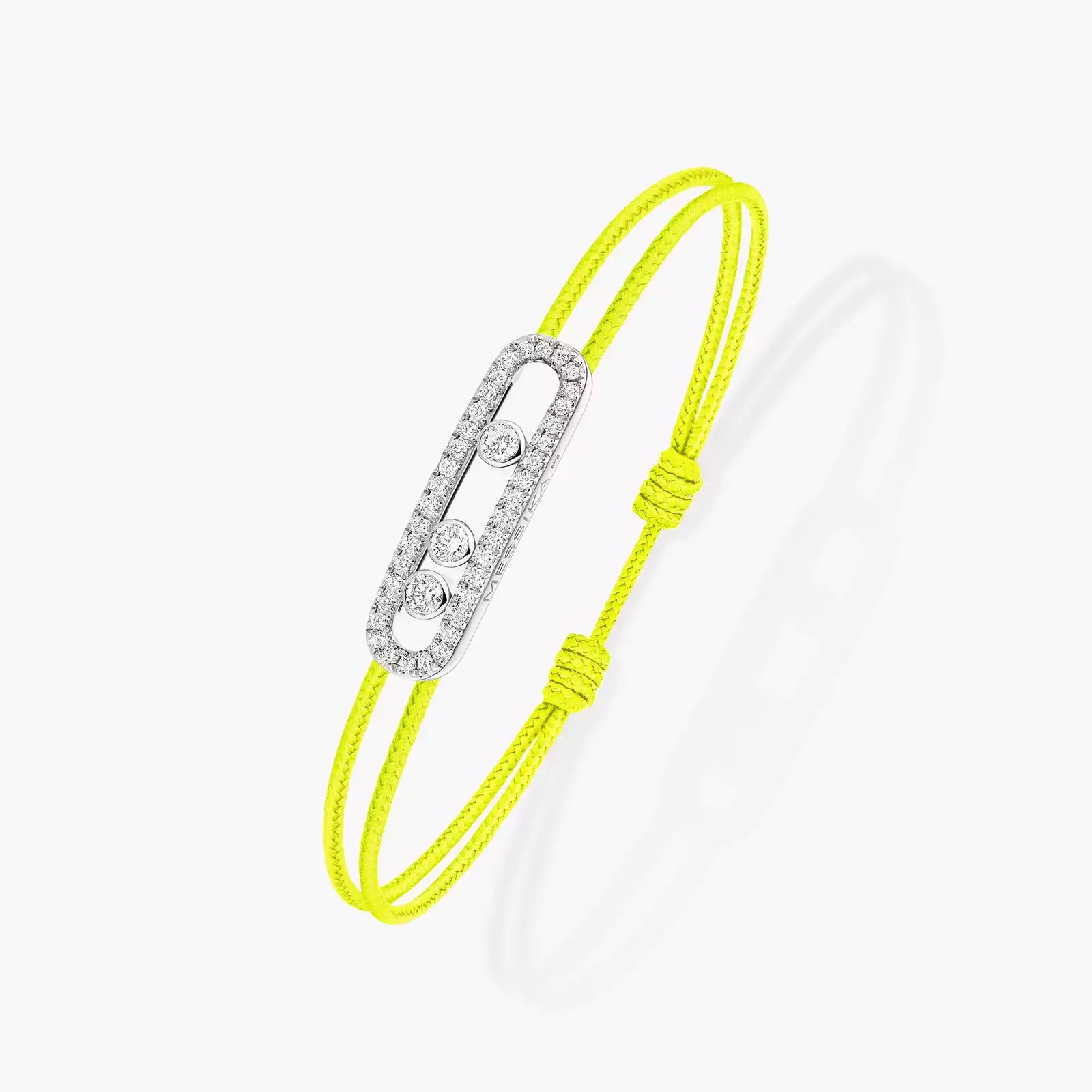 Cordino Messika CARE(S) giallo con pavé3
