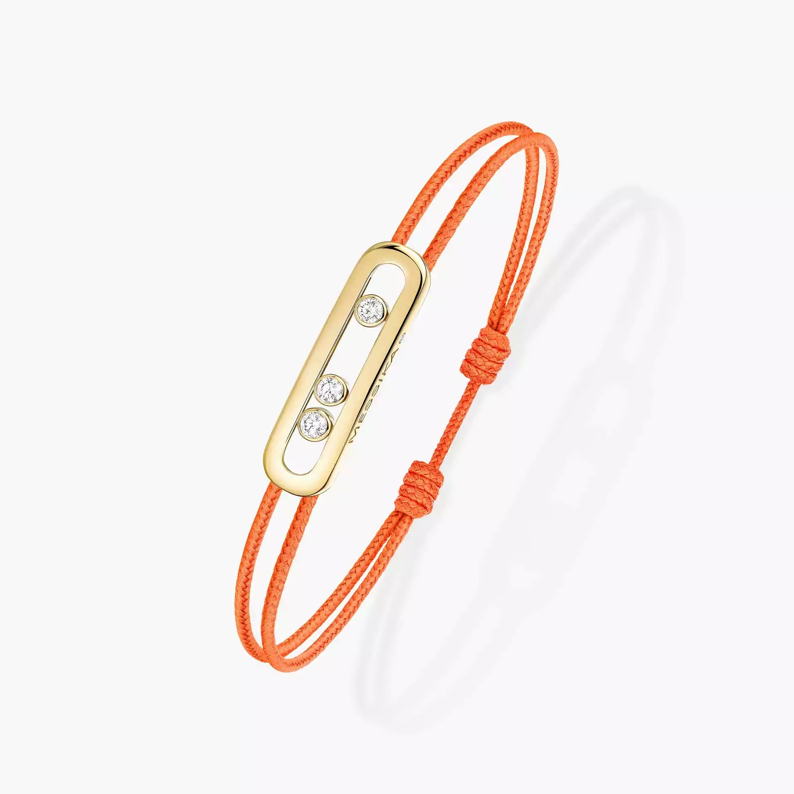 Bracelet in yellow gold Messika CARE(S) Orange Cord Bracelet Messika