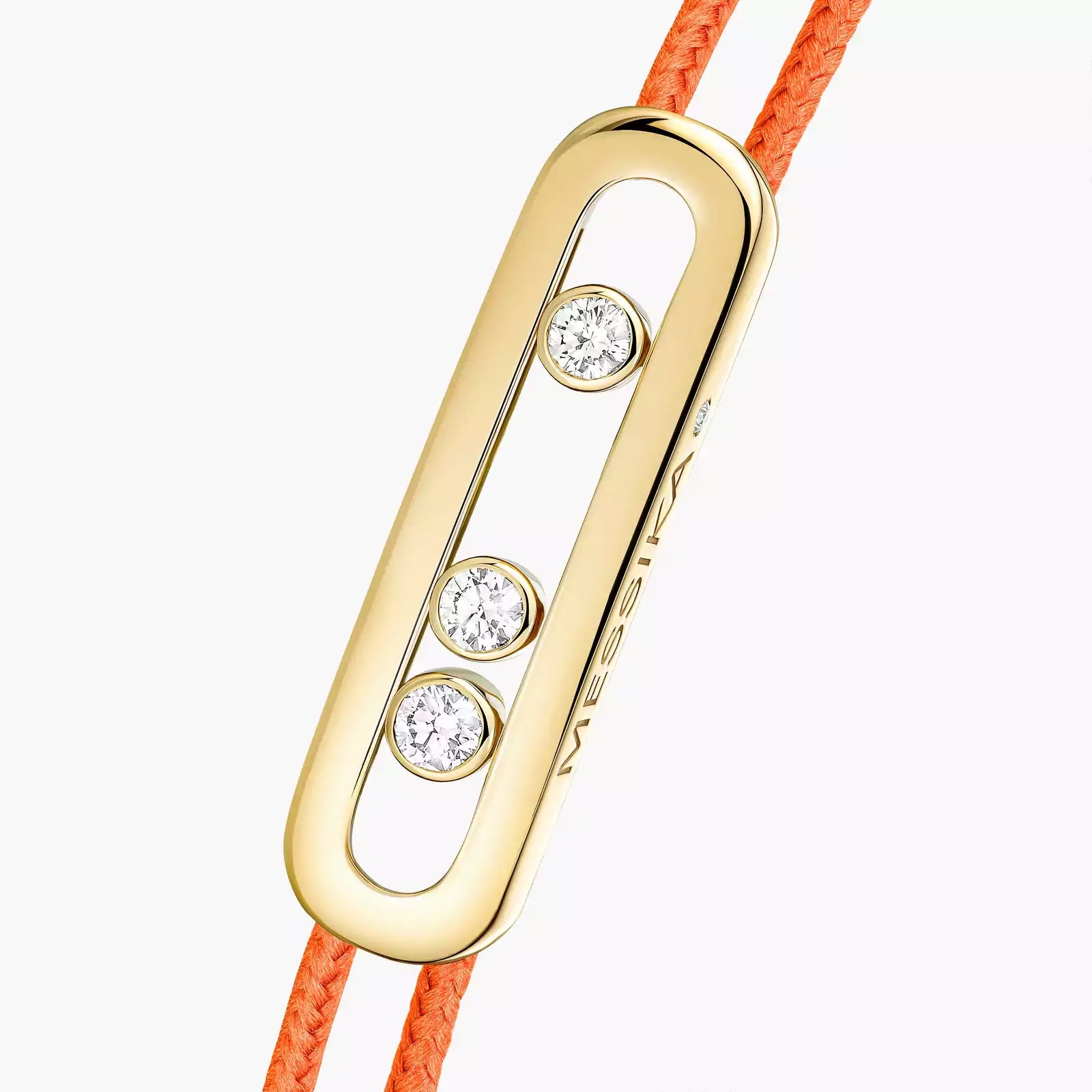 Bracelet in yellow gold Messika CARE(S) Orange Cord Bracelet Messika