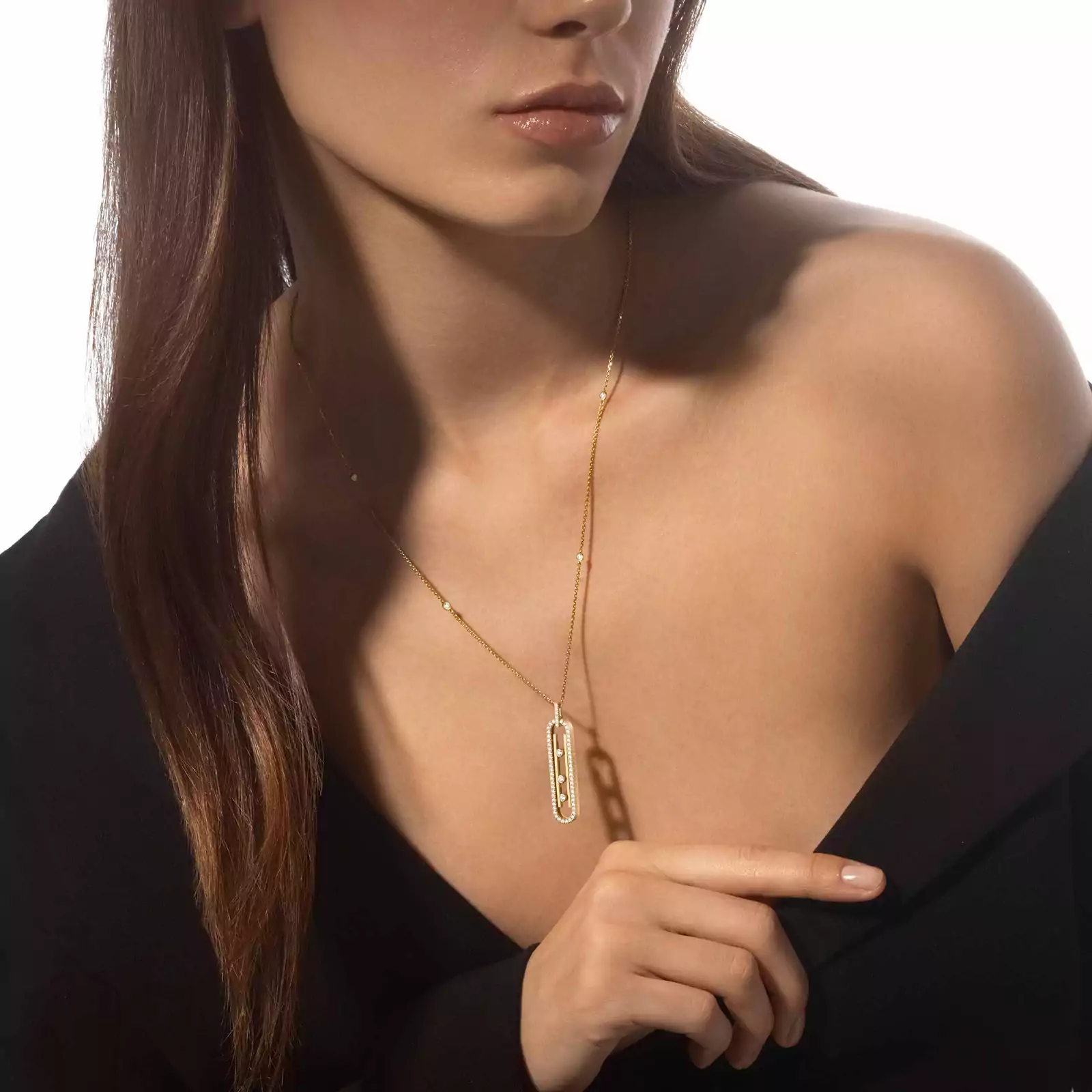 Gioiello in yellow gold Move 10th SM Necklace Messika