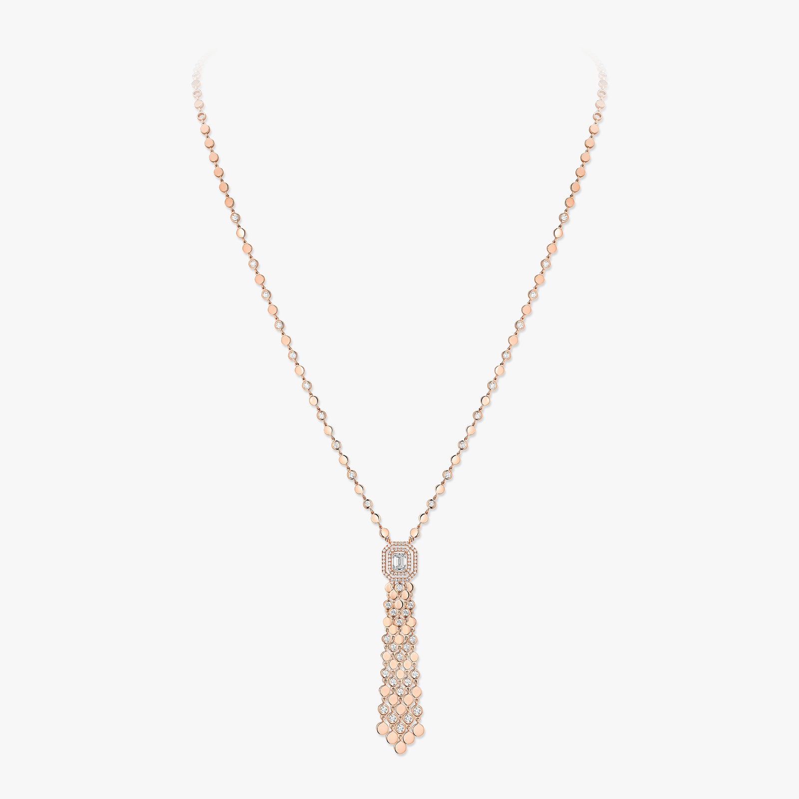 Gioiello in rose gold D-Vibes Tassel Necklace Messika