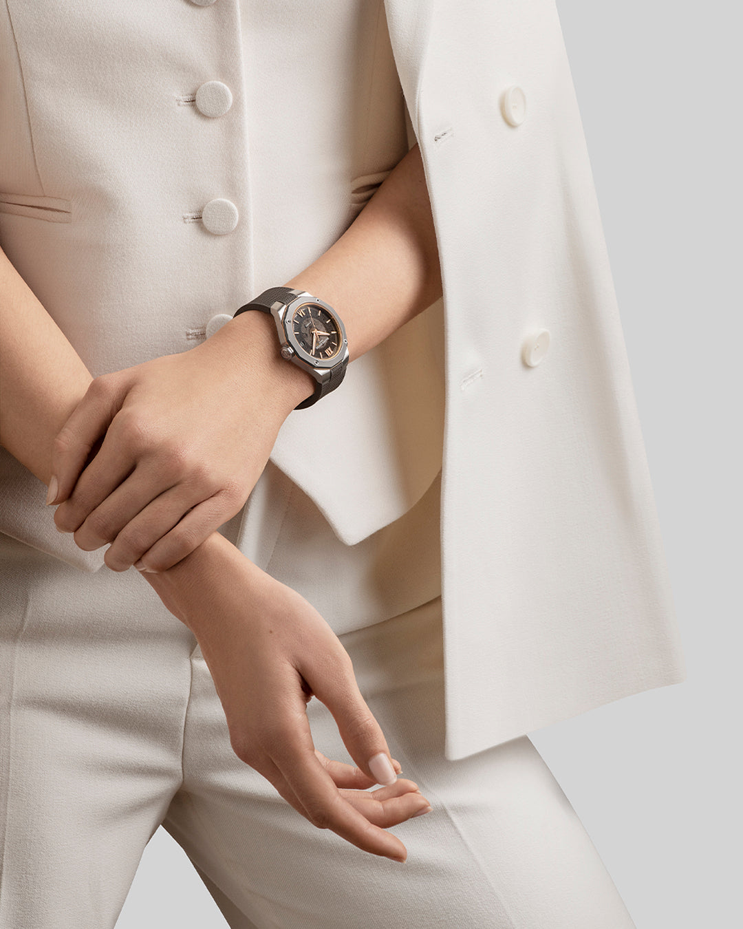 Watch in steel Riviera Baume et mercier