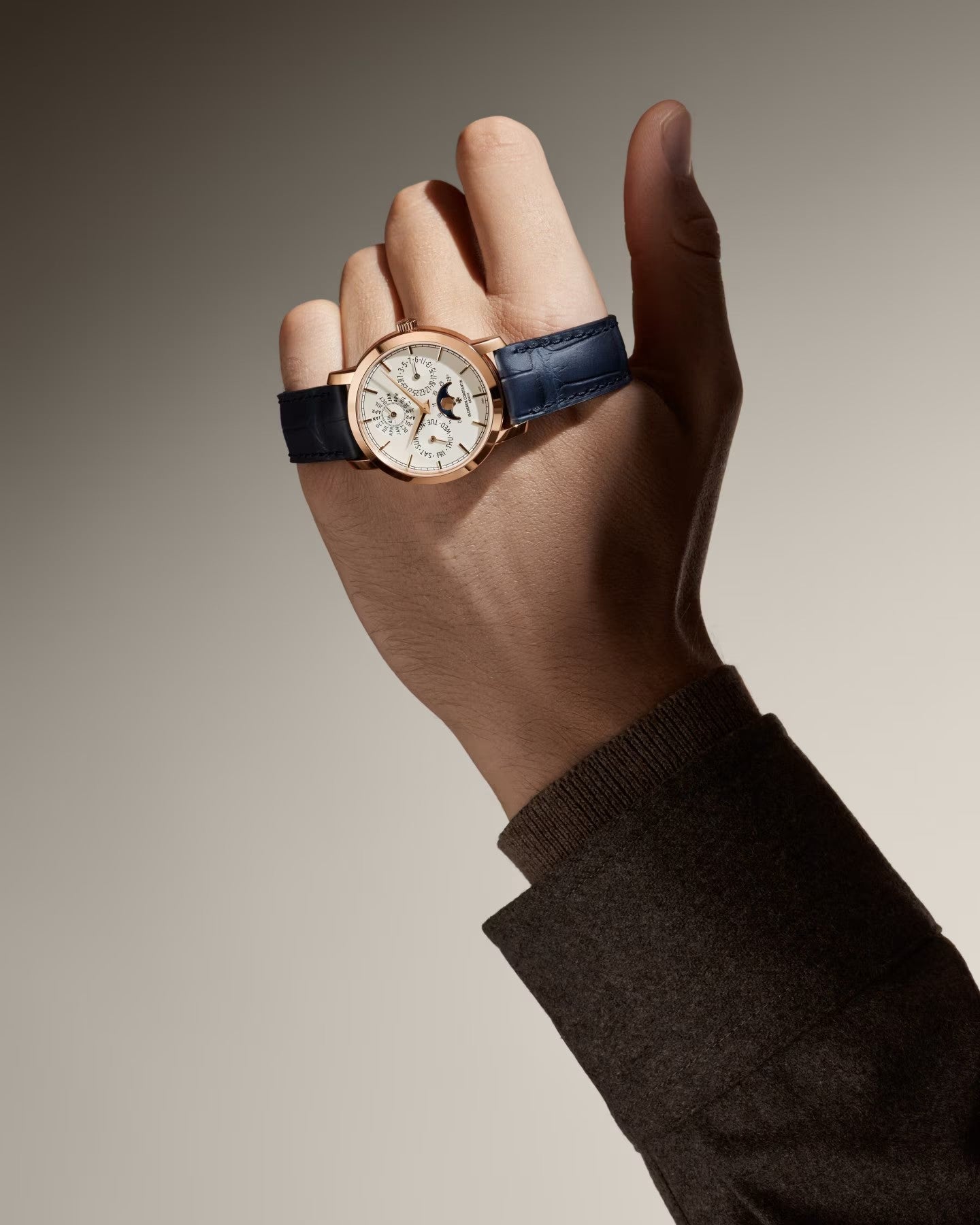 Orologio in oro rosa Traditionnelle Calendario Perpetuo Ultra-piatto Vacheron constantin