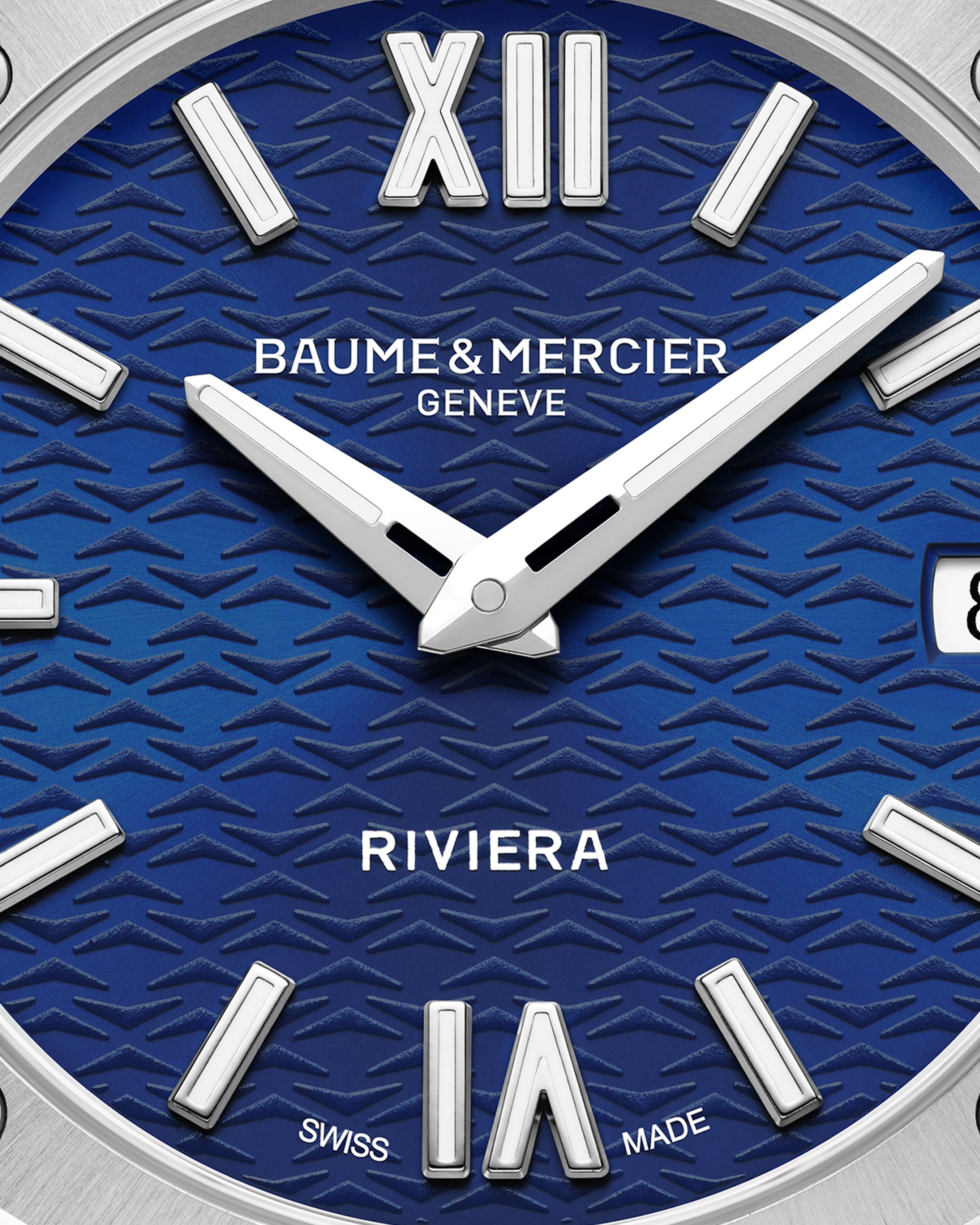 Watch in steel Riviera Baume et mercier
