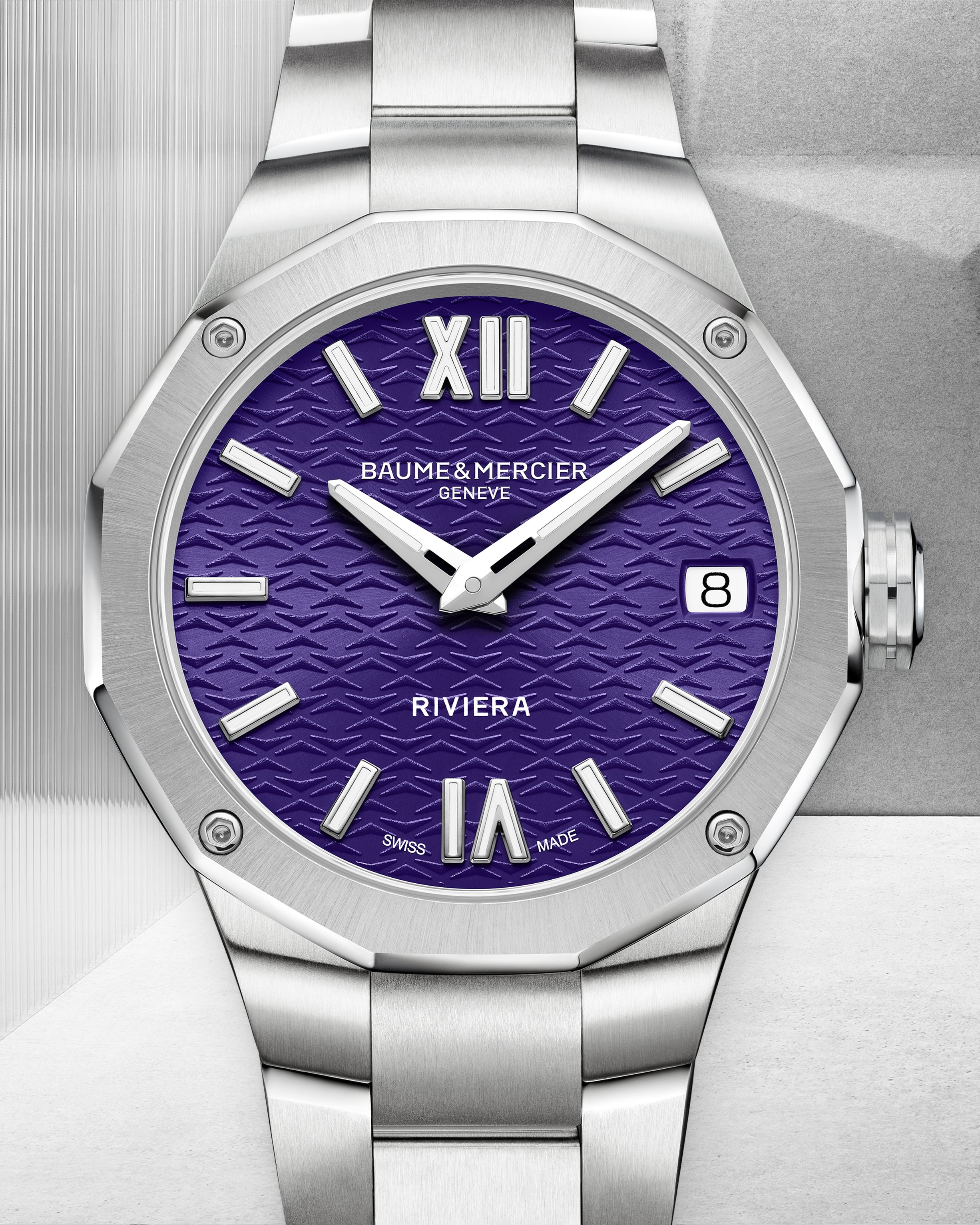 Orologio in acciaio Riviera Baume et mercier