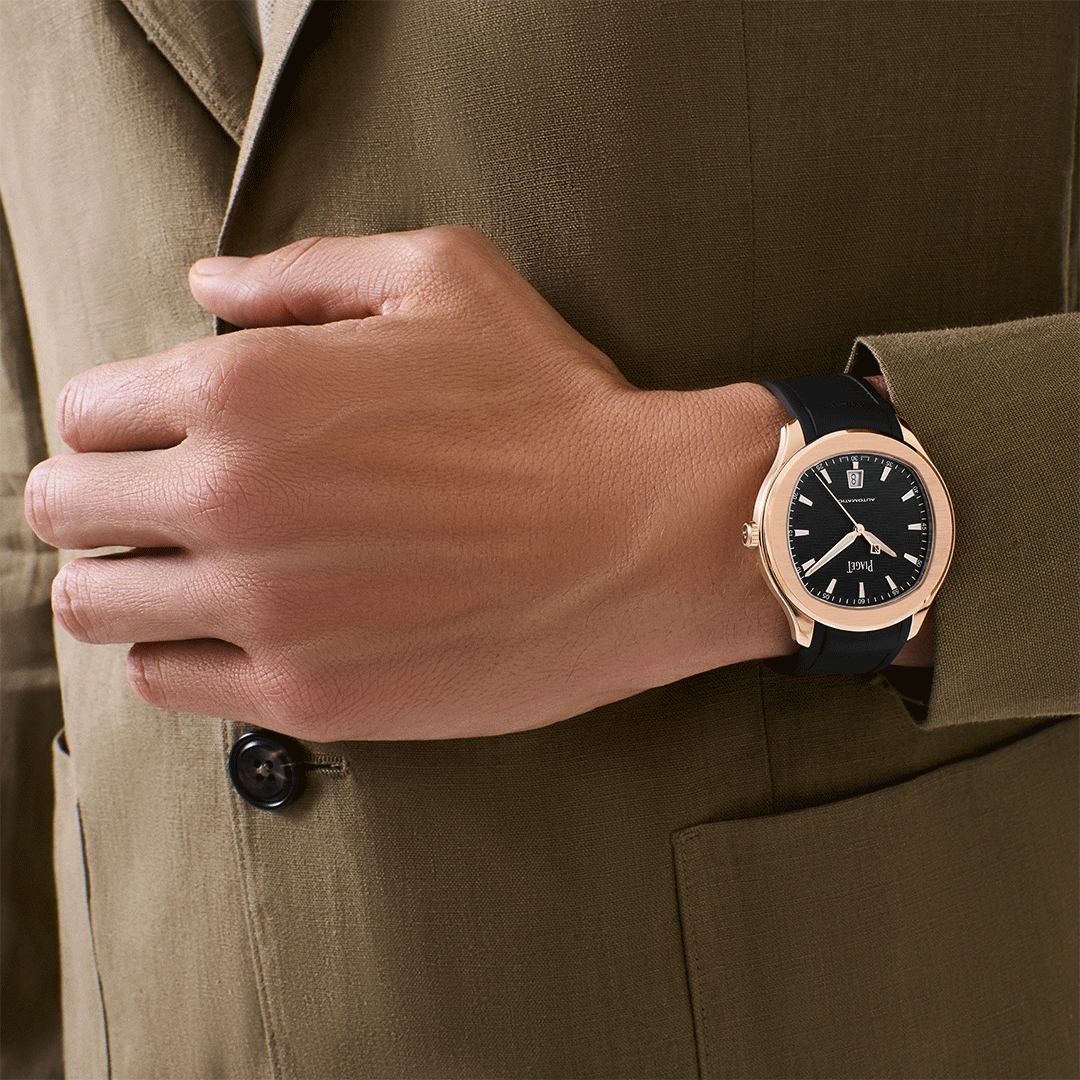 Watch in rose gold Piaget Polo Date Piaget