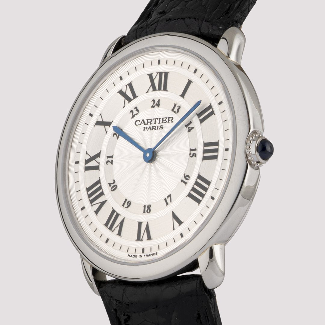 Orologio in platino Ronde Louis Cartier CPCP Cartier
