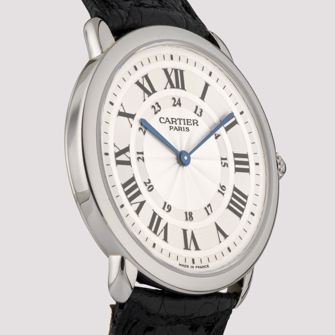 Orologio in platinum Ronde Louis Cartier CPCP Cartier