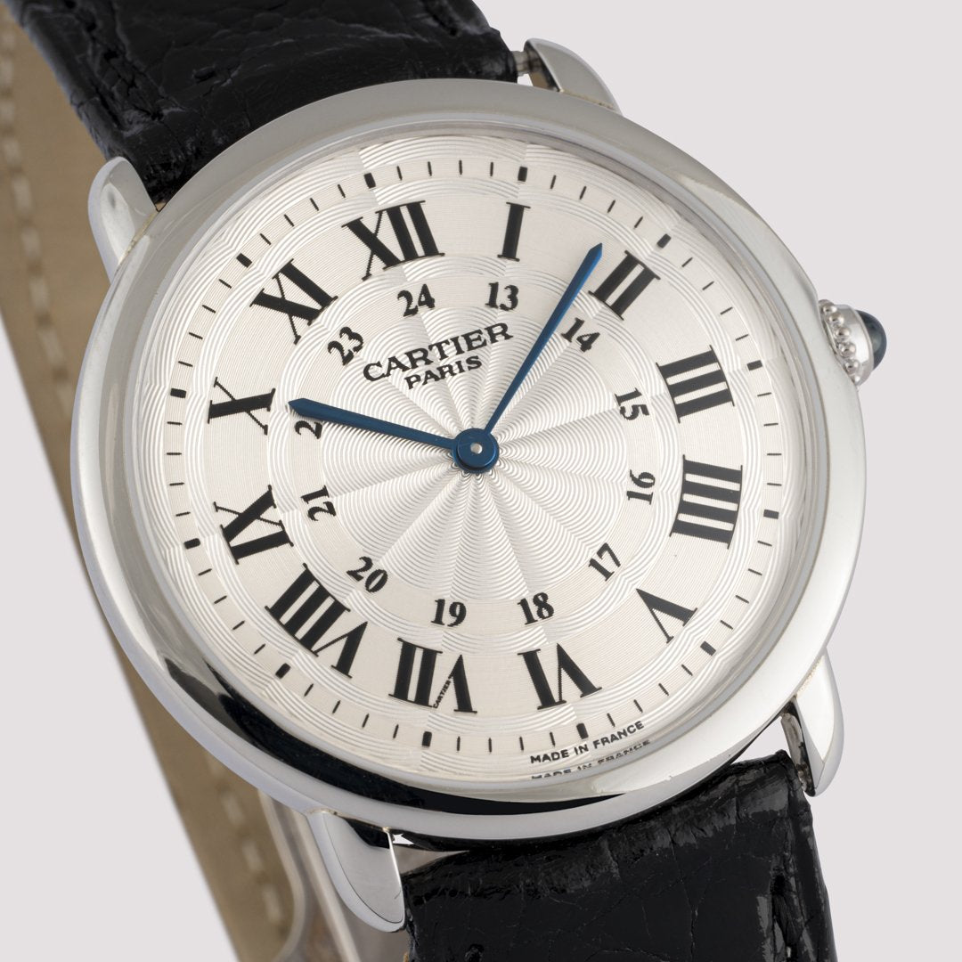 Orologio in platinum Ronde Louis Cartier CPCP Cartier