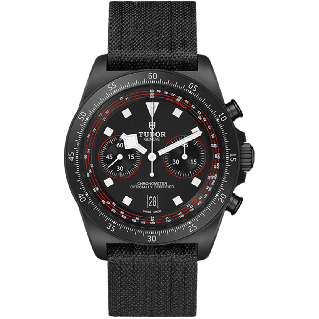 Watch in carbon Pelagos FXD Chrono, 43 mm Tudor