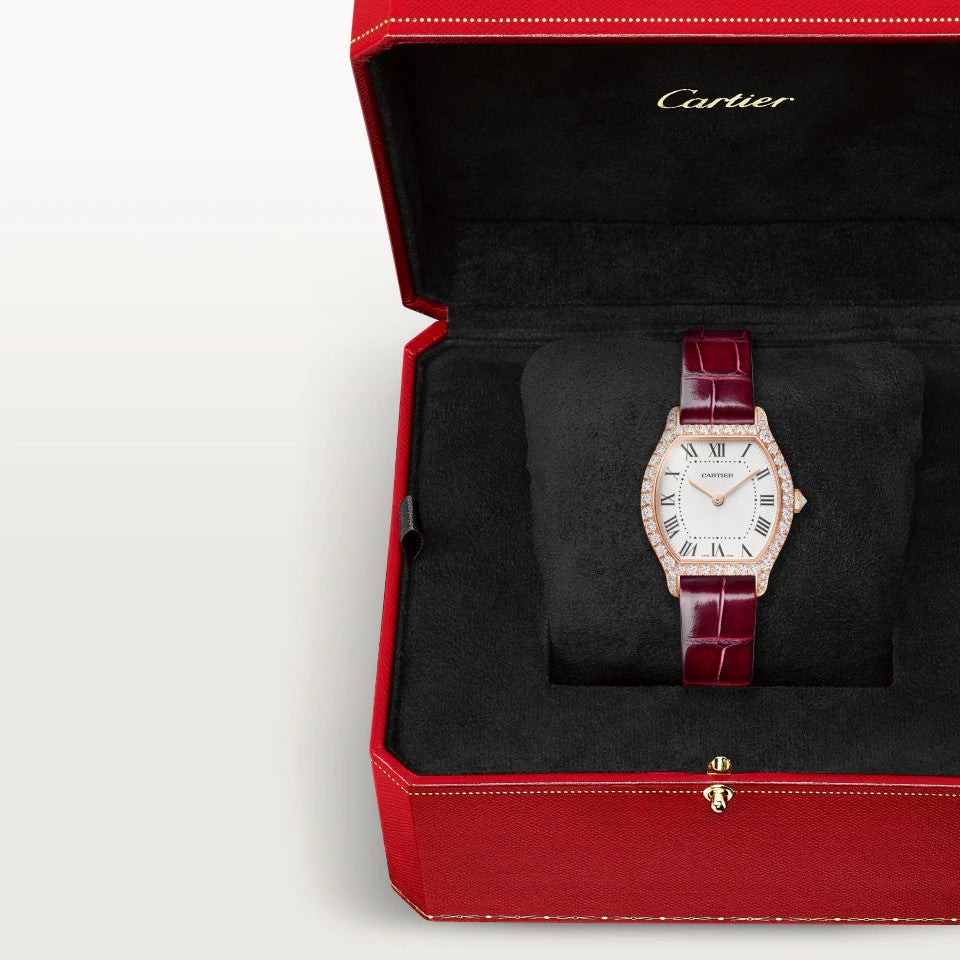Orologio in oro rosa Tortue Cartier