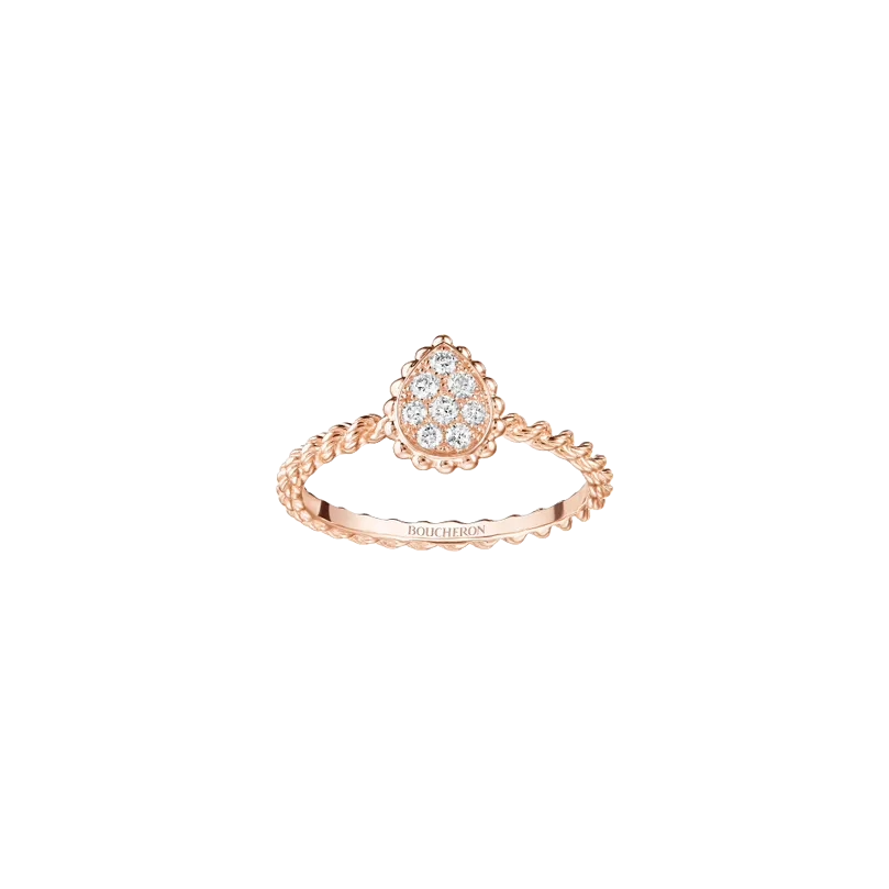 Gioiello in oro rosa Anello Serpent Bohème, motivo XS Boucheron