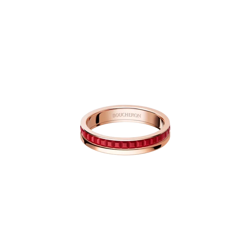 Ring in rose gold Quatre Red Edition Ring Boucheron