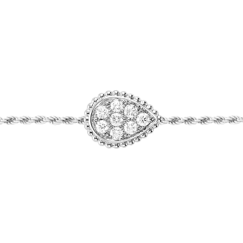 Gioiello in oro bianco Bracciale Serpent Bohème, motivo S Boucheron