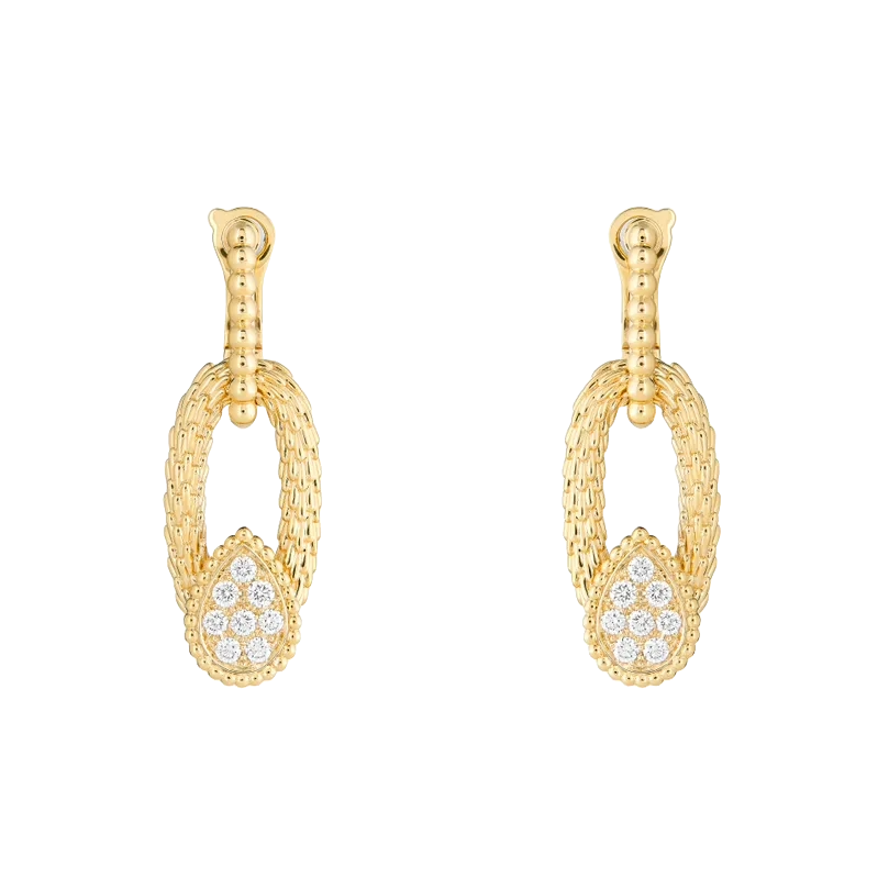 Gioiello in oro giallo Orecchini Vintage Serpent Bohème Boucheron