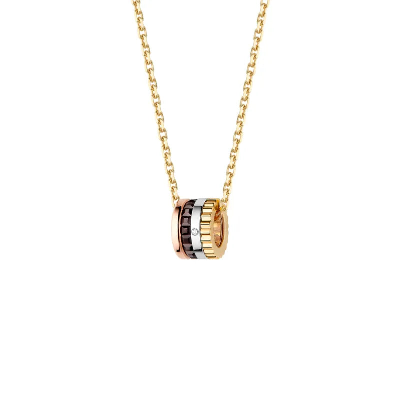Gioiello in oro bianco giallo rosa Collana Quatre Classique, modello XS Boucheron