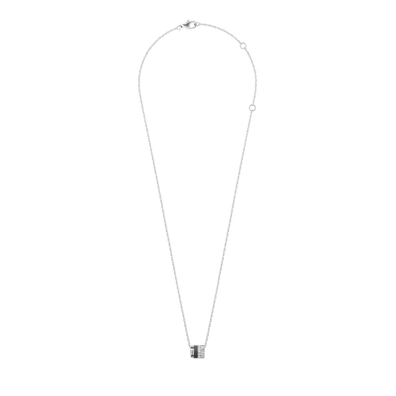 Gioiello in oro bianco Collana Quatre Black Edition, motivo S Boucheron