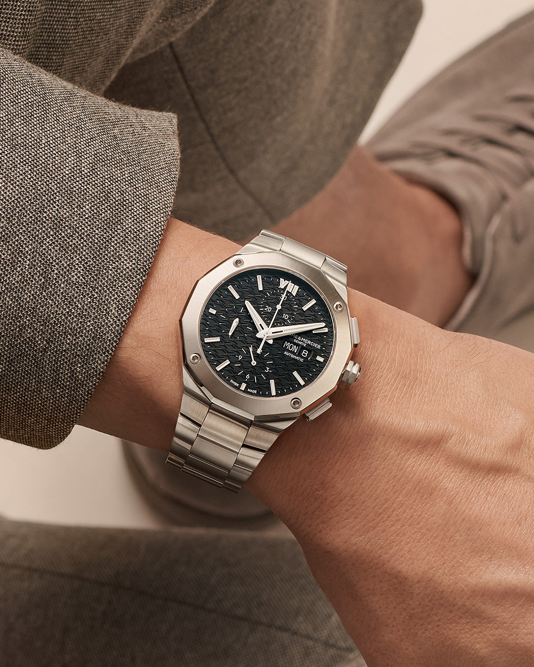 Orologio in acciaio Riviera Baume et mercier