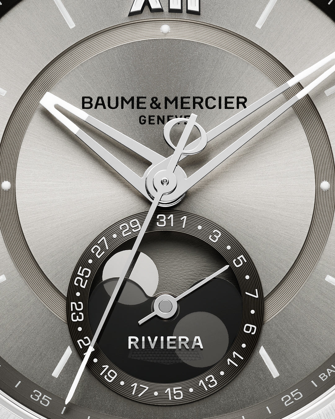 Watch in steel Riviera Baume et mercier