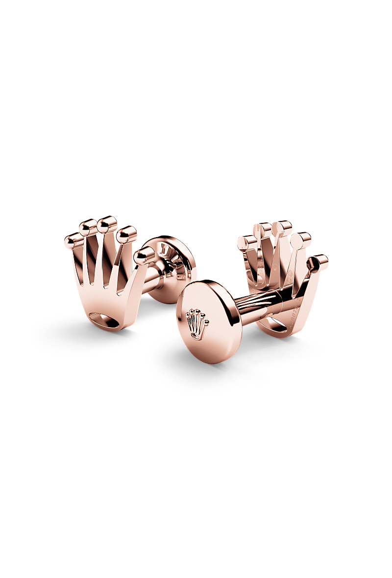 Gemelli “Corona” Rolex in Oro Everose, a1015 | Pisa 1940