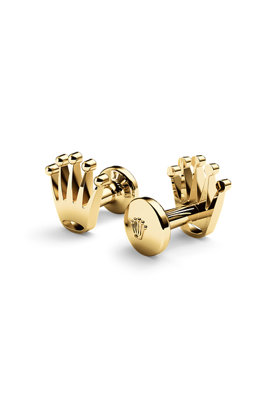 Rolex ‘Crown’ cufflinks in Yellow gold, a1018 at Pisa 1940
