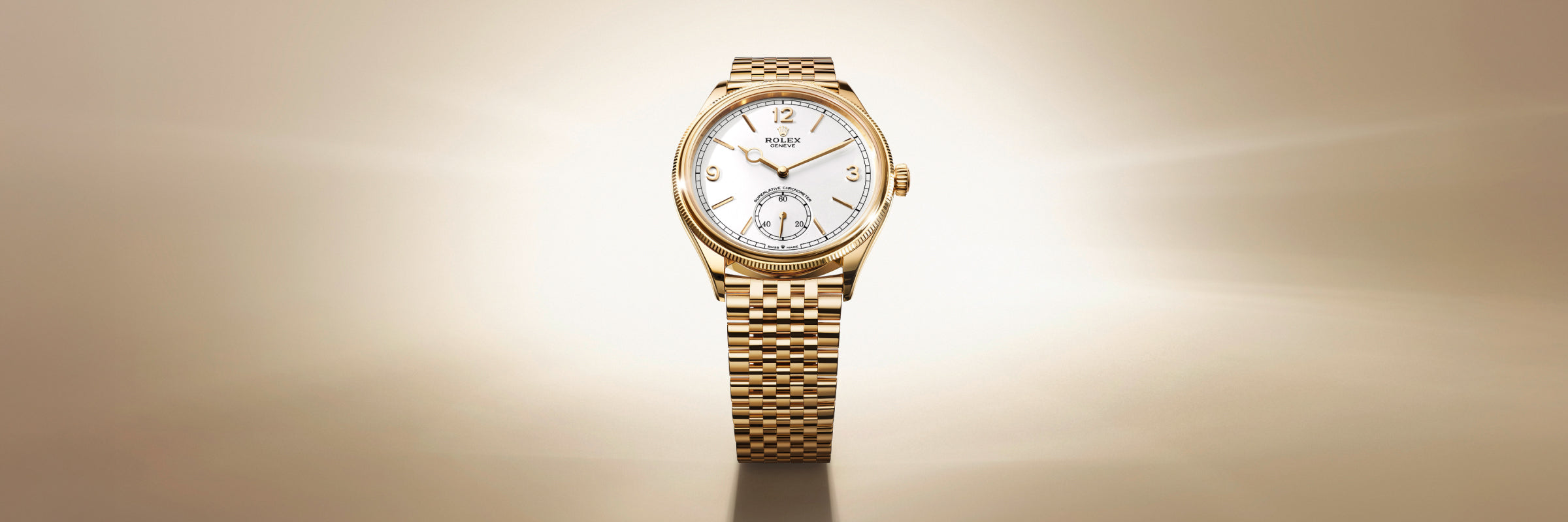 Rolex 1908 in 18 ct yellow gold, polished finish, M52508-0006 - Pisa 1940