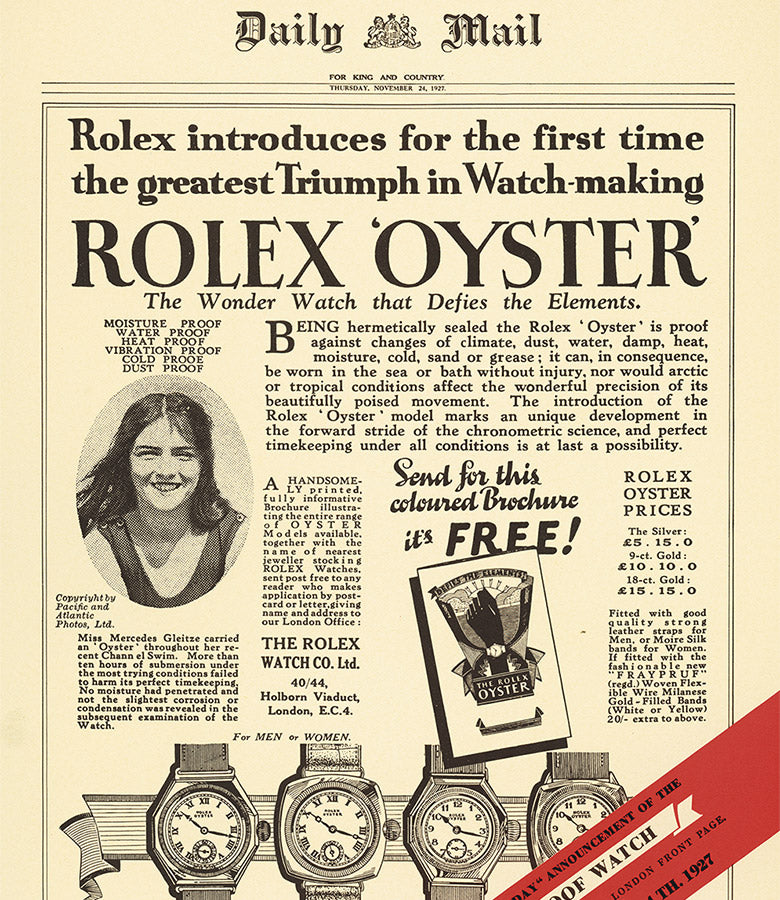Rolex Oyster Story - Pisa 1940