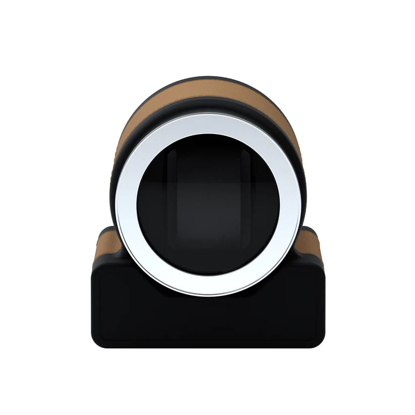 Accessorio in panama leather Rotor One Chestnut Brown Leather  Scatola del tempo