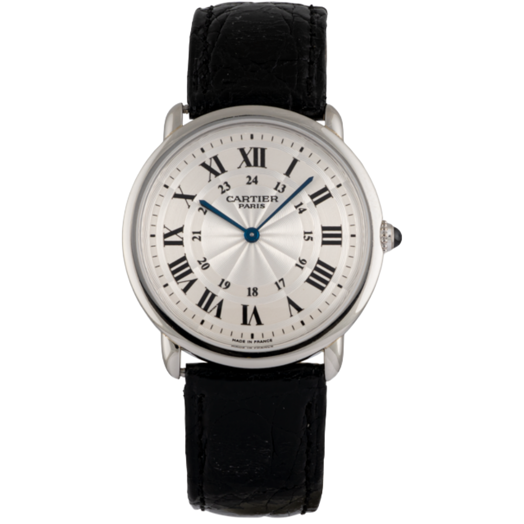 Orologio in platino Ronde Louis Cartier CPCP Cartier
