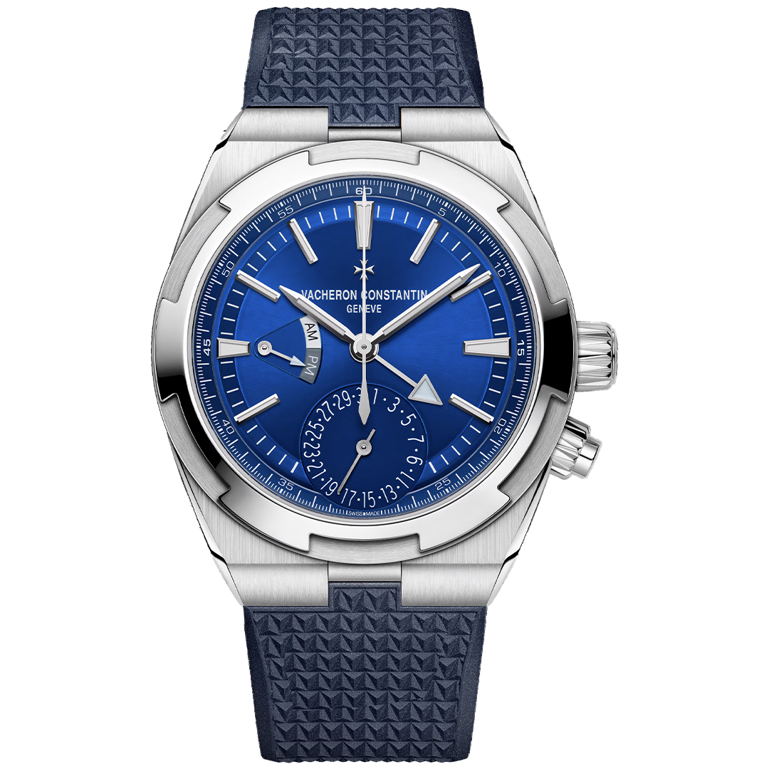 Orologio in acciaio Overseas Dual Time Vacheron constantin