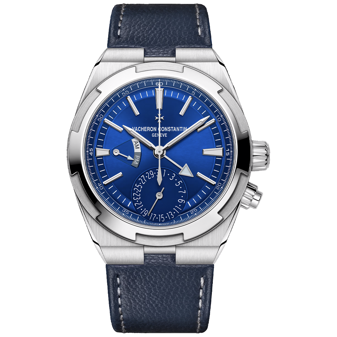 Orologio in acciaio Overseas Dual Time Vacheron constantin
