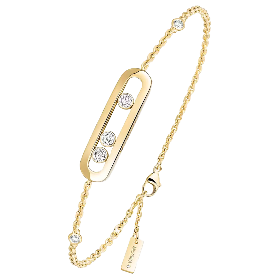 Bracelet in yellow gold Baby Move Messika