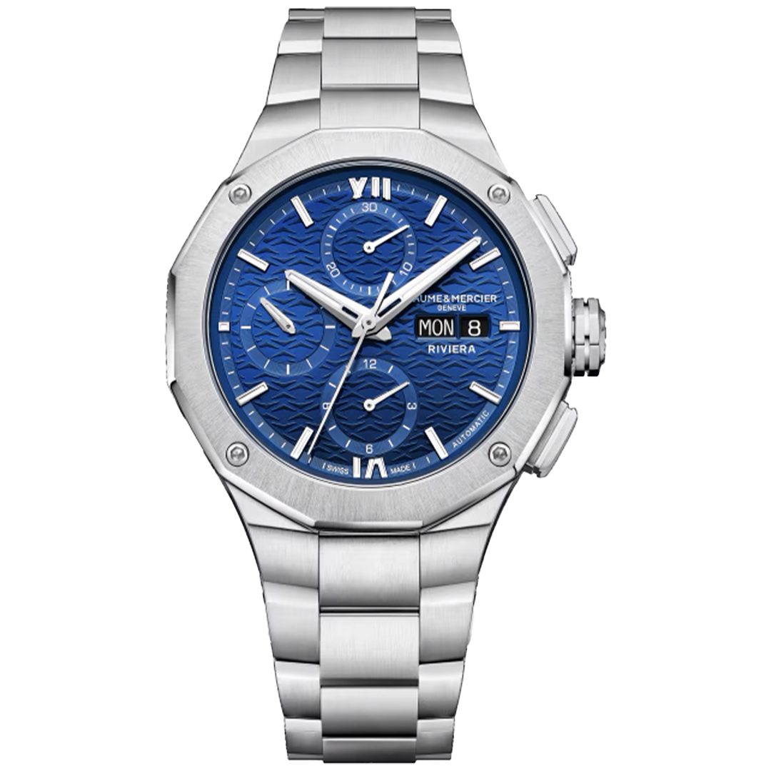 Watch in steel Riviera Baume et mercier