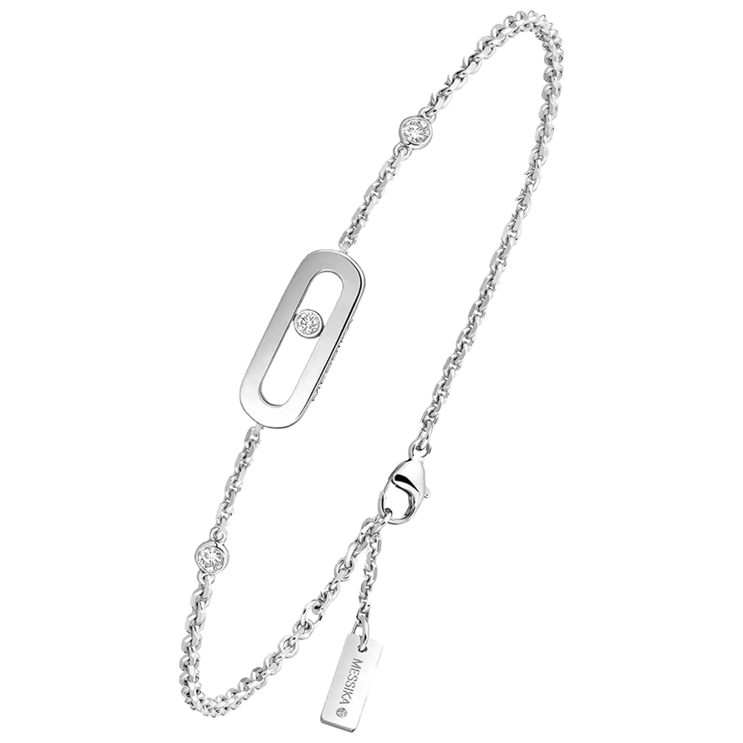 Bracelet in white gold Move Uno Messika