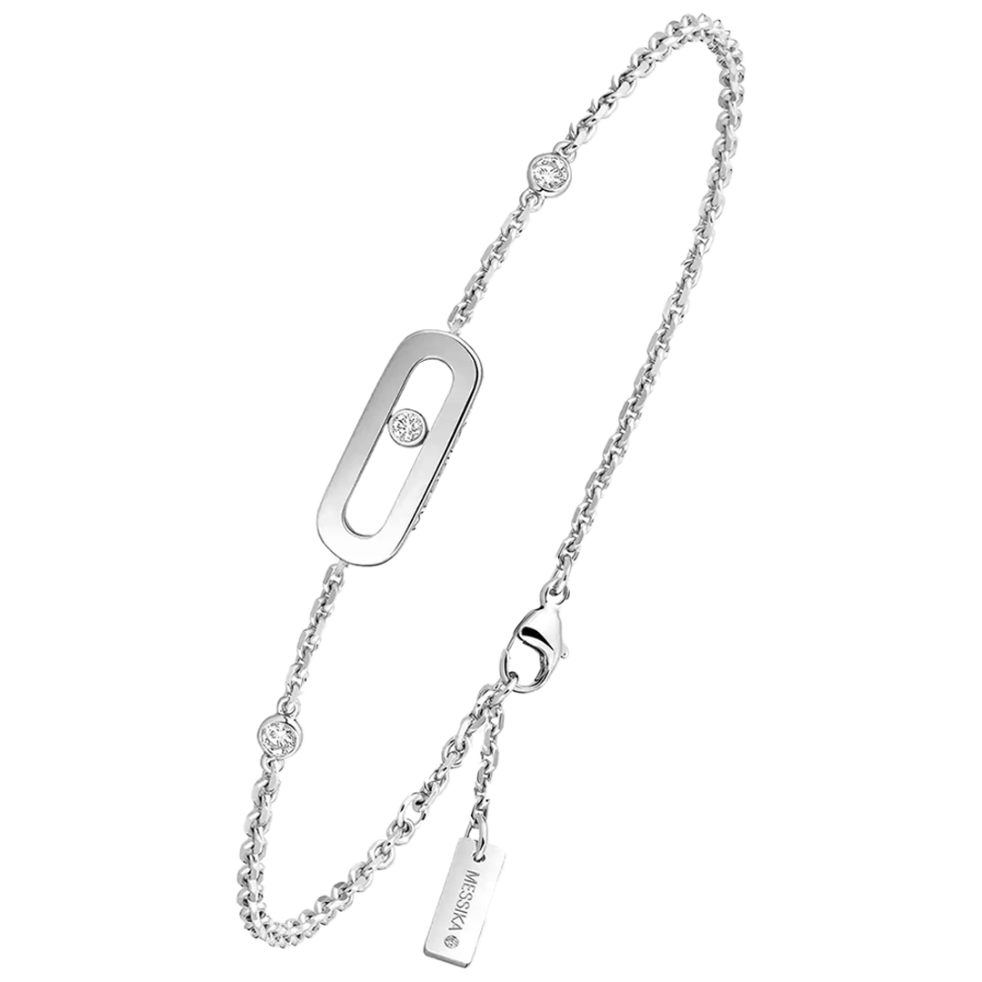 Bracelet in white gold Move Uno Messika