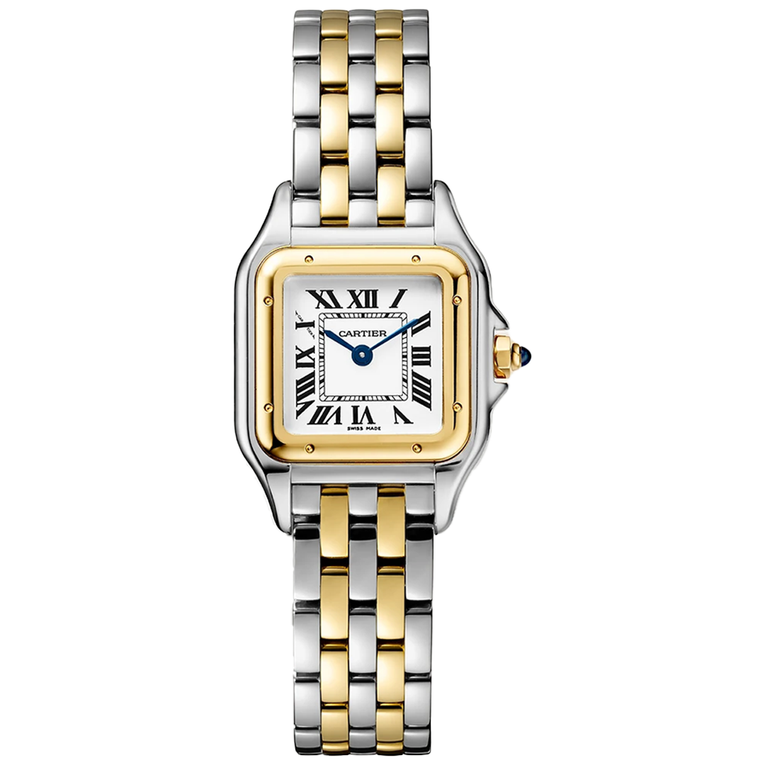 Watch in steel and yellow gold Panthère de Cartier Cartier