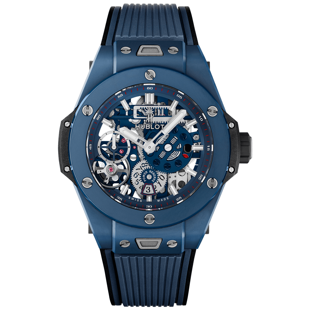 Watch in ceramics Big Bang MECA-10 Ceramic Blue Hublot