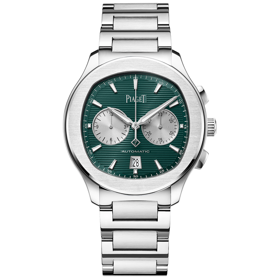 Watch in steel Polo Chronograph Piaget