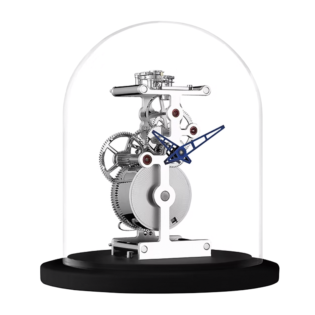 Table clock in palladium Diaphane Matthew norman