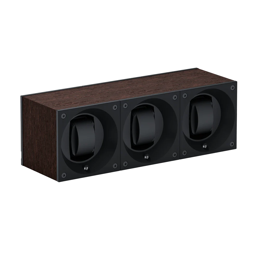 Masterbox 3 Watches Natural Wenge Wood
