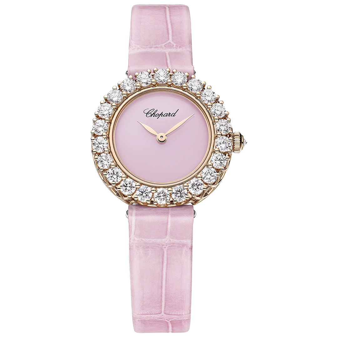 Watch in rose gold L'Heure Du Diamant Round Chopard