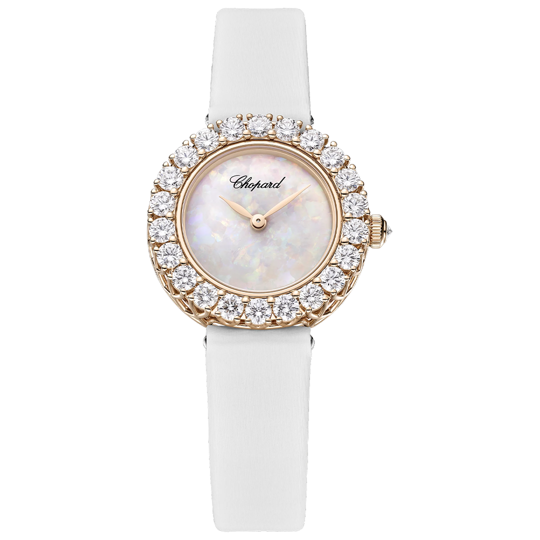 Orologio in oro etico rosa L'Heure Du Diamant Round Chopard