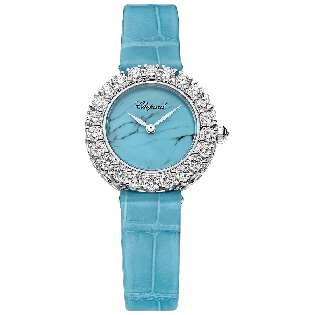 Watch in oro etico bianco L'Heure Du Diamant Round Chopard