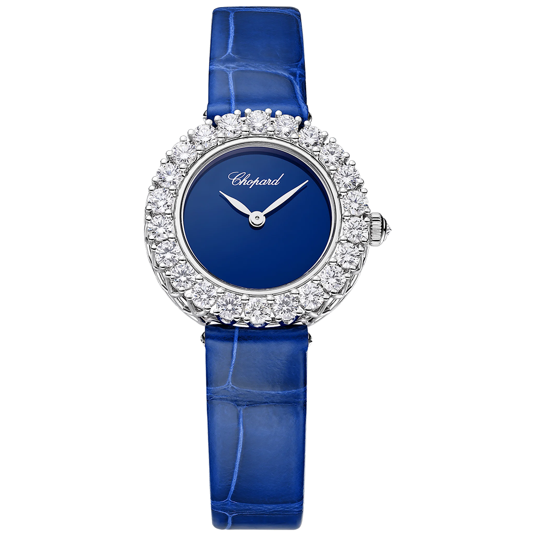 Orologio in oro etico bianco L'Heure Du Diamant Round Chopard