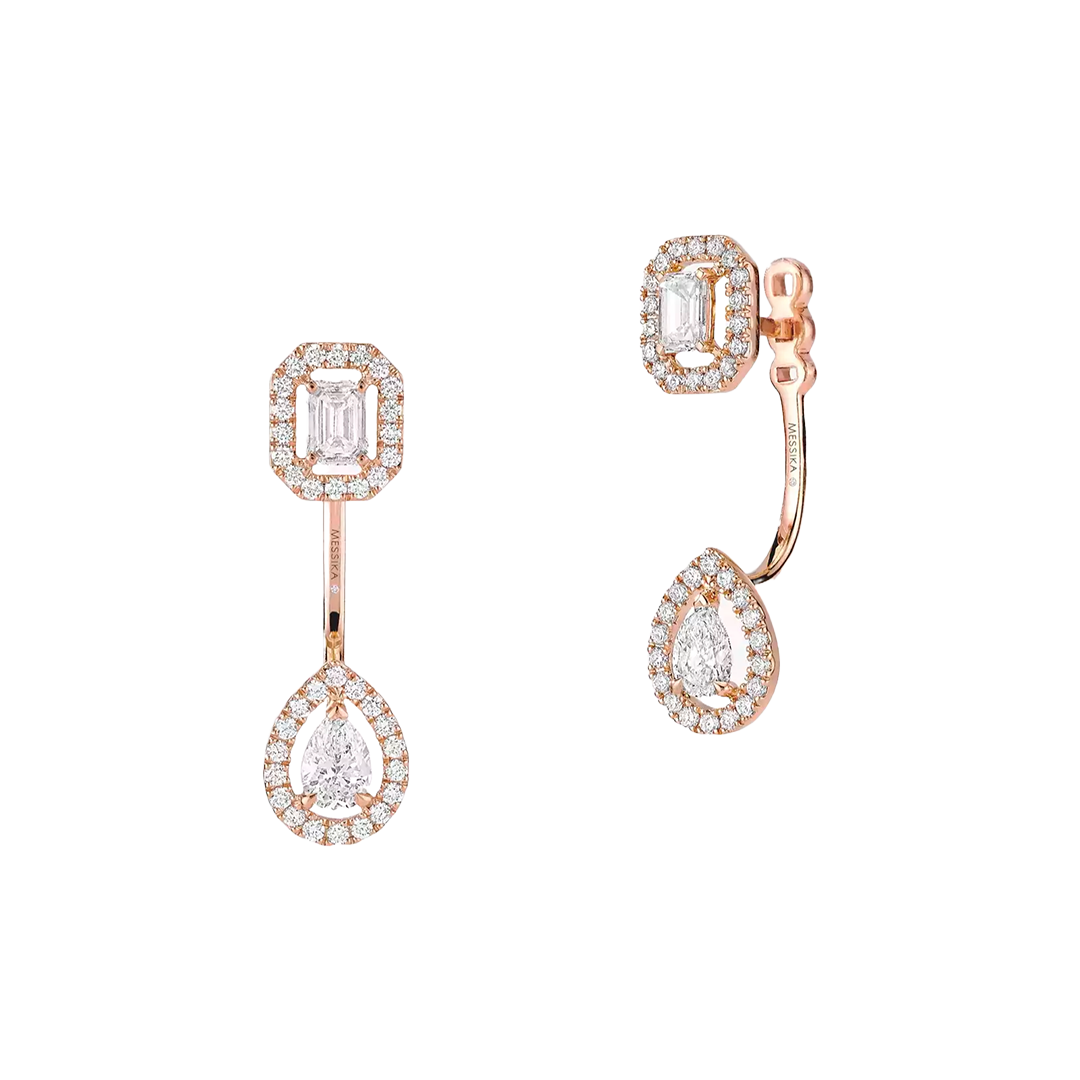 Earrings in rose gold My Twin Toi & Moi 0.15ct x 2 Messika