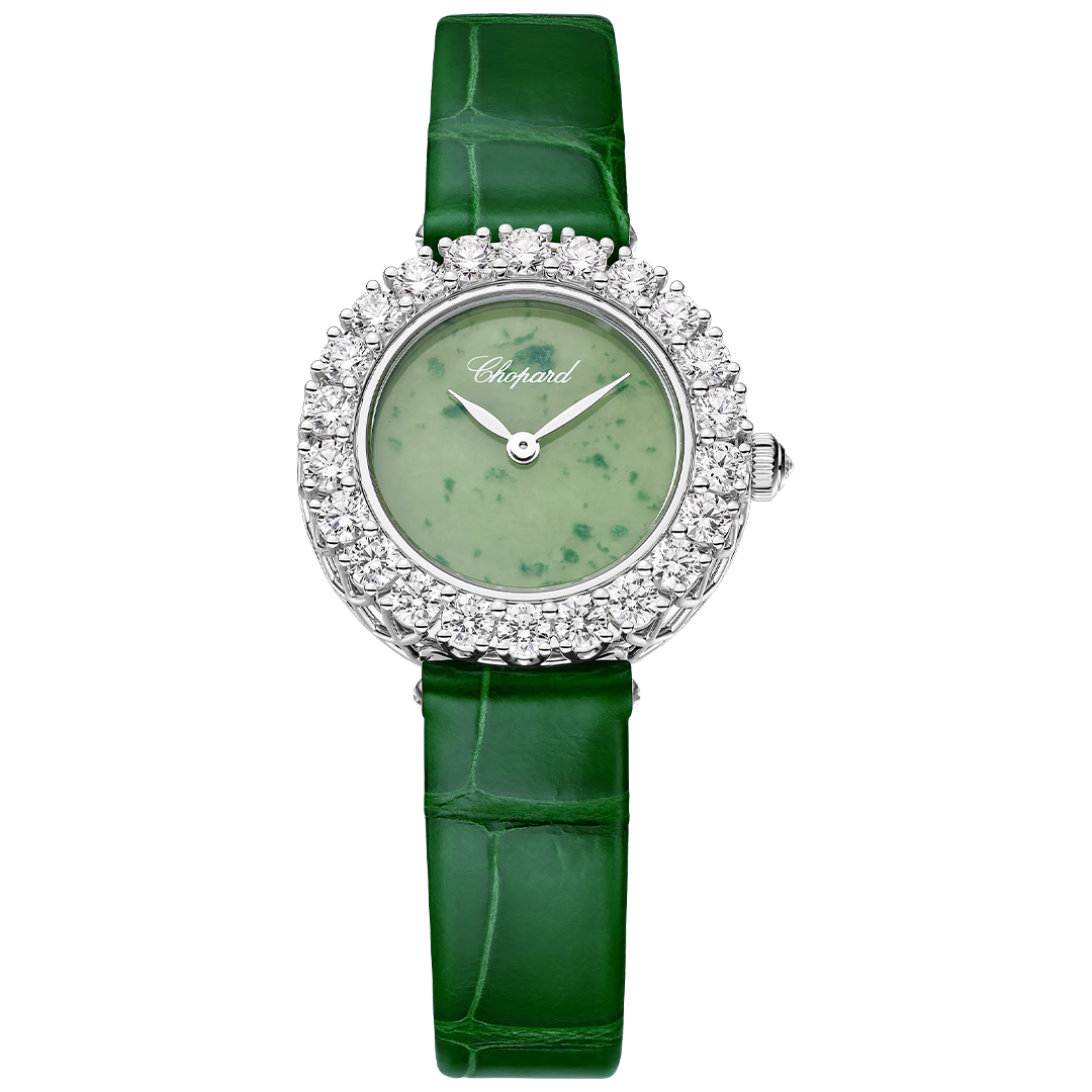 Watch in oro etico bianco L'Heure Du Diamant Round Chopard