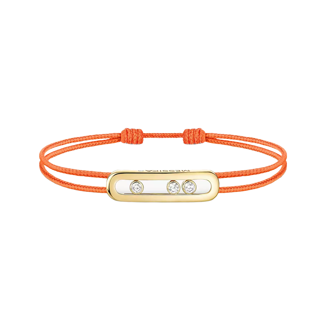 Bracelet in yellow gold Messika CARE(S) Orange Cord Bracelet Messika