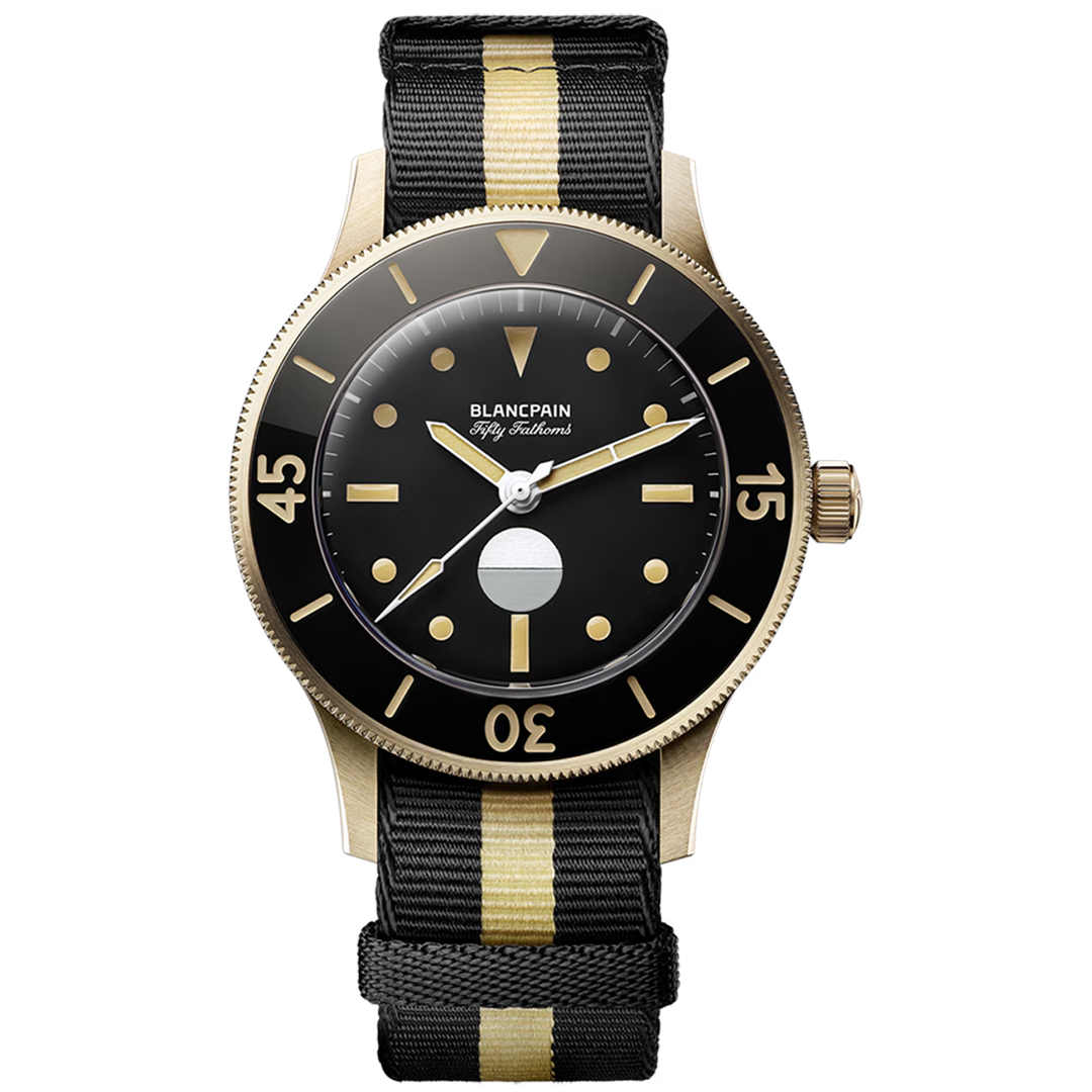 Watch in rose gold Fifty Fathoms 70th Anniversary Act 3 Blancpain